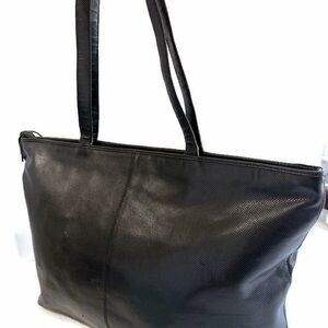 Bottega Veneta Black leather Textured Tote